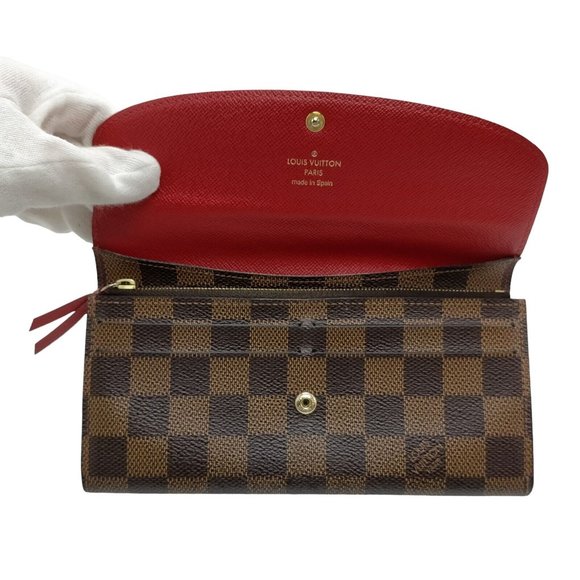 220192D Louis Vuitton Wallet Long Portefeuille Emilie Brown Monogram - Picture 4 of 9